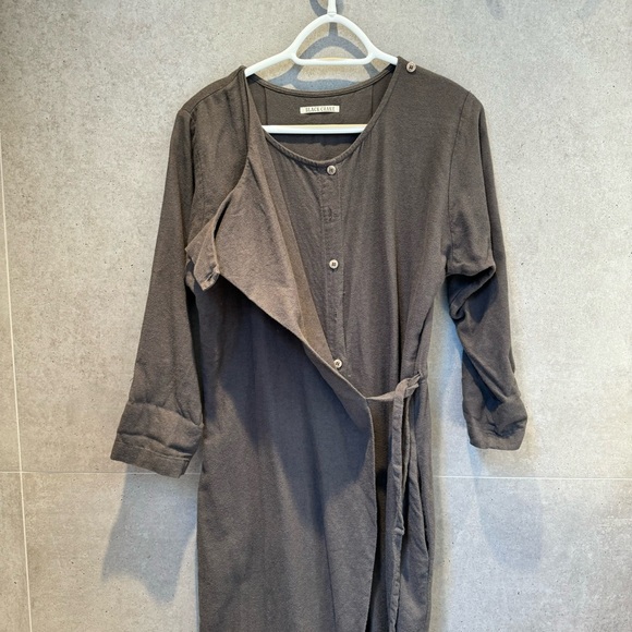 Black Crane Flannel Jumpsuit size xs - Picture 6 of 7